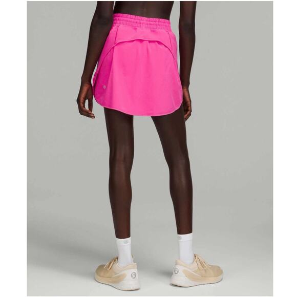 Lululemon Hotty Hot High Rise Skort Sonic Pink Size 4 Athletic PickleBall Tennis - Picture 2 of 11